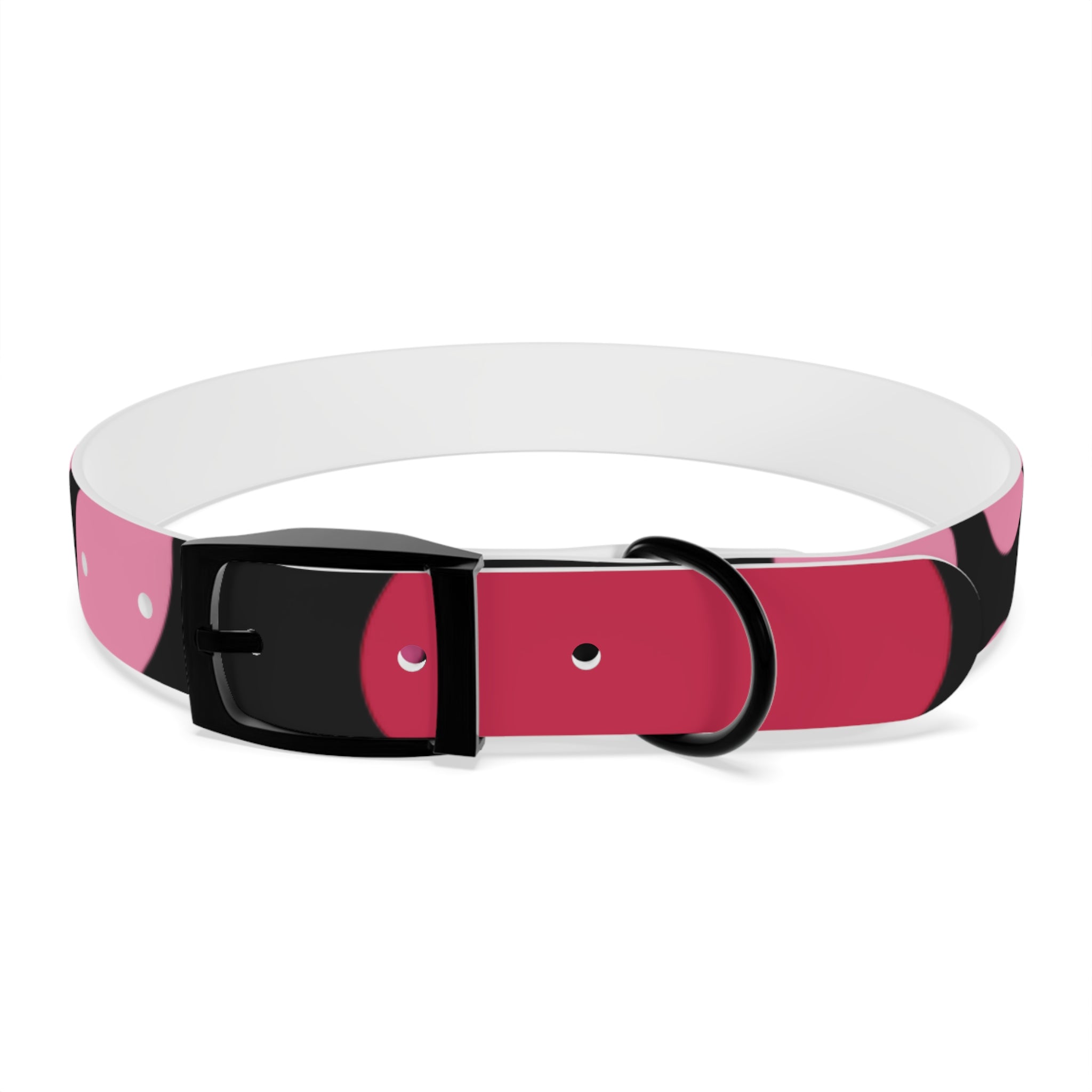 Pink Heart Dog Collar — Valentine’s Day Cute Pet Accessory