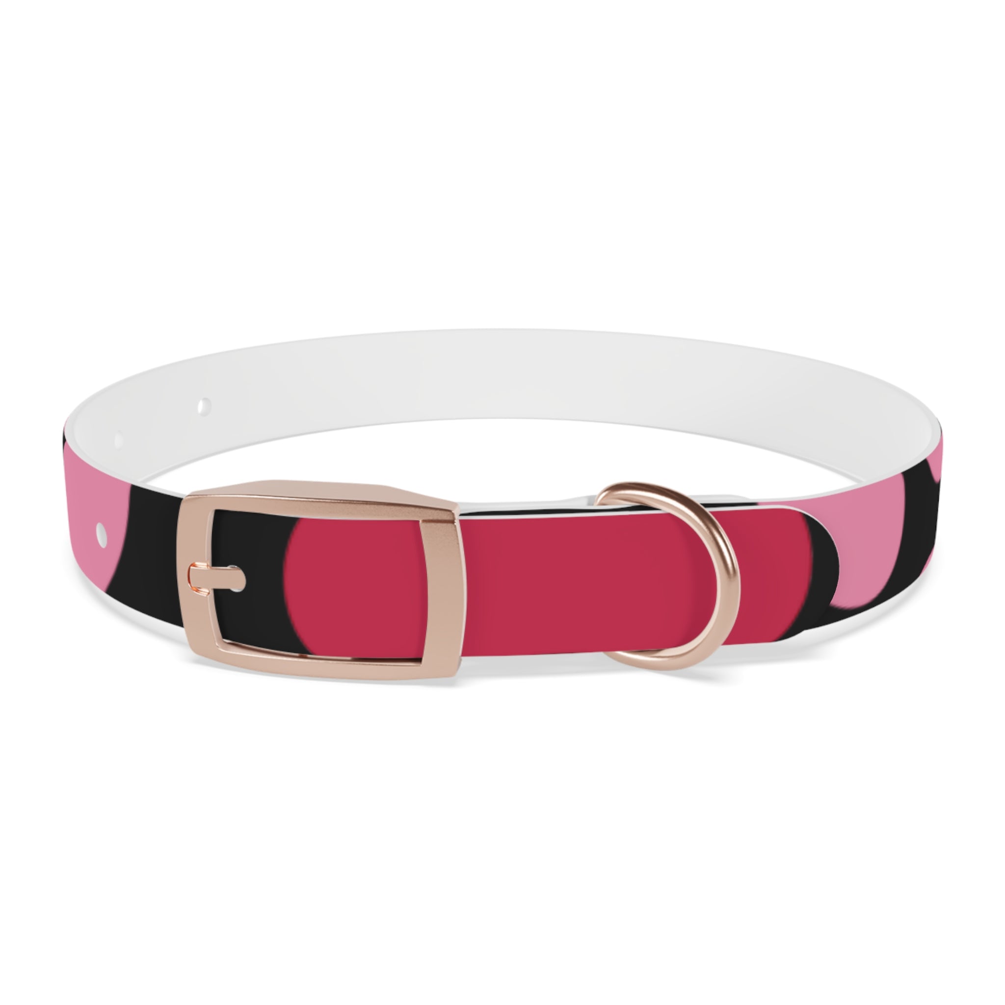 Pink Heart Dog Collar — Valentine’s Day Cute Pet Accessory