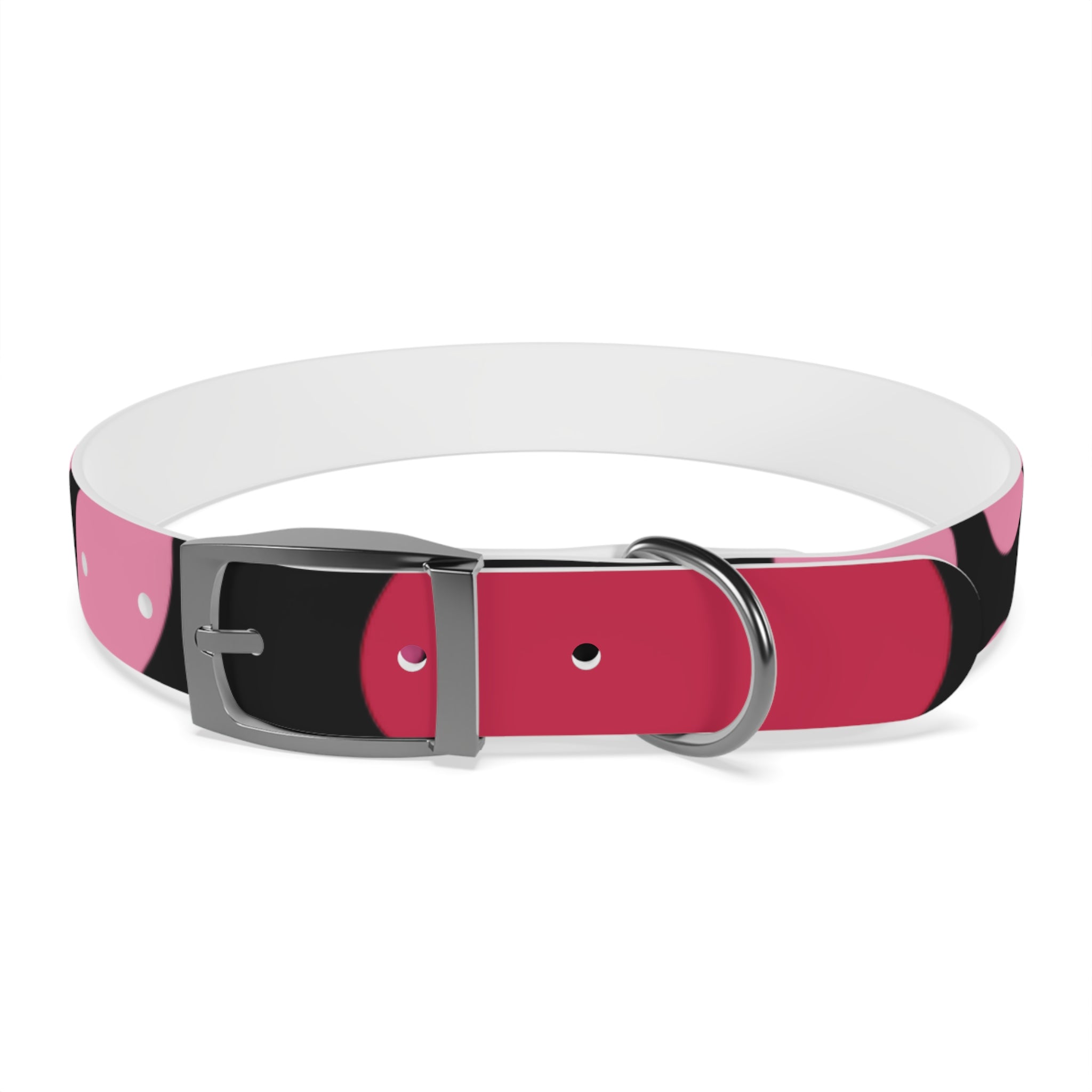 Pink Heart Dog Collar — Valentine’s Day Cute Pet Accessory